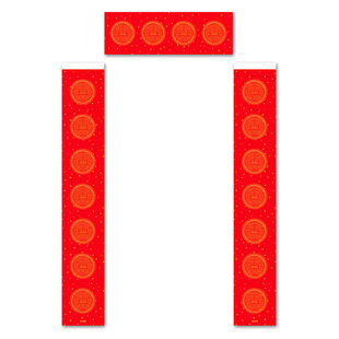 珠江春联专用纸铜版纸手写空白对联纸新年写万年红大红纸自写加厚