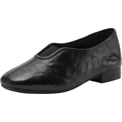 Bata时尚单鞋女2026春季商场新款休闲时尚复古羊皮一脚蹬AAS24AA6