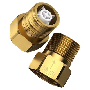 单向止回阀卫生间水管马桶防反水热水器水表回水逆止阀4分止逆阀