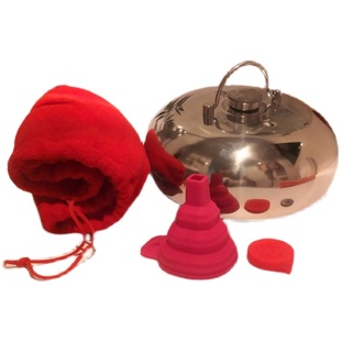 304不锈钢汤婆子老式烫婆子冬季烫壶注水热水袋汤捂子暖脚暖水壶