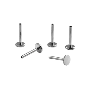 F136医用钛合金耳钉平底底座内螺纹耳骨钉耳蜗钉养耳洞0.9牙口