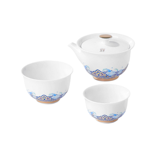 陶溪川景德镇陶瓷旅行茶具便携式个人专用茶壶茶杯生日礼物送长辈