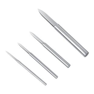 木雕根雕雕刻刀二面刀画线刀划线刀剑型尖刀电动刀头铣刀打胚工具