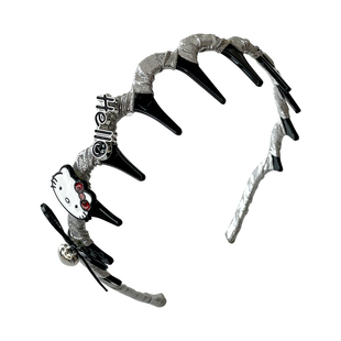 儿童刘海碎发神器发箍女童防滑带齿头箍不勒头发卡小女孩卡通头饰