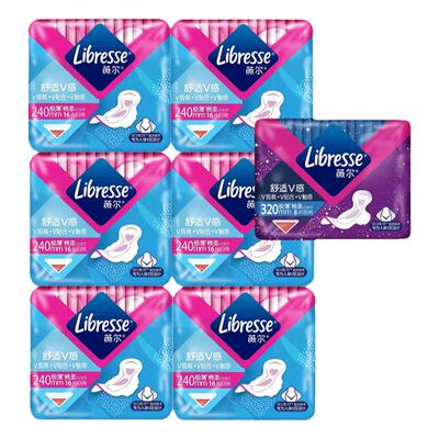 Libresse薇尔卫生巾超薄亲肤日用240mm夜用组合装薇儿舒适姨妈巾