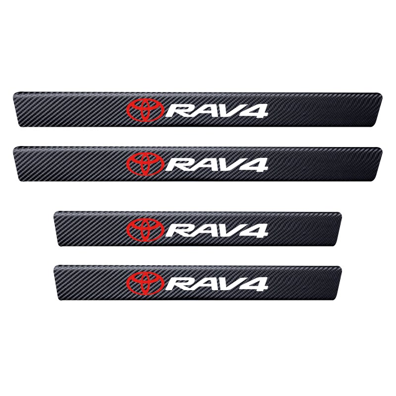 专用RAV4荣放门槛条防刮踩保护贴