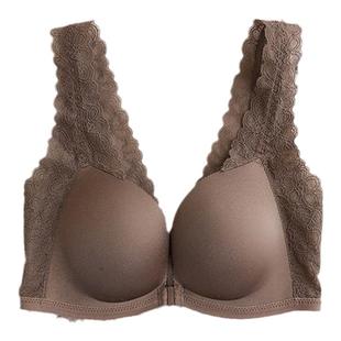 趣安芬文胸前扣内衣女小胸聚拢收上托副乳深沟胸罩无痕舒适无钢圈