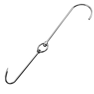 加粗不锈钢挂肉钩挂猪肉屠宰场专用肉钩挂牛羊单钩双钩连环挂钩