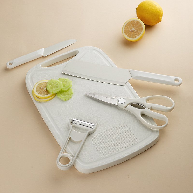 户外专用菜板套装高颜值厨房家用不锈钢切片刀削皮刀便携菜板套装