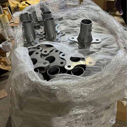 外贸标牌底座批发欧美交通烤杆件底座加厚标志牌漆配套不锈钢底座