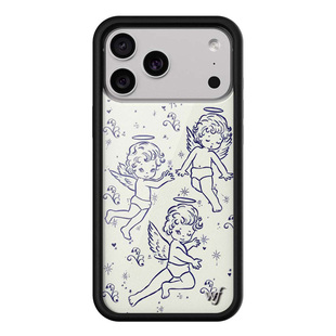 Wildflower天使手机壳Cherubs适用苹果iPhone17/16/15/14/13/12/Pro/Max硬壳全包保护套硅胶防摔欧美时尚wf