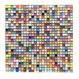 华欣硕七彩水晶彩色马赛克腰线背景墙卫生间儿童房小颗粒瓷砖墙砖