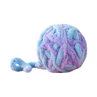 铃铛彩虹毛线球类逗猫棒小猫咪幼猫磨牙玩具自嗨耐咬解闷神器