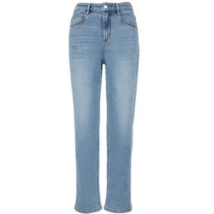 Vero Moda奥莱牛仔裤女2025夏季新款九分裤复古水洗磨白卷边裤子