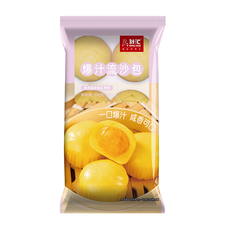 舒汇港式爆汁流沙包390g