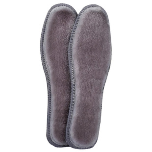 冬季保暖鞋垫加绒加厚男女吸汗防寒防冻毛毛雪地靴软底棉鞋垫子