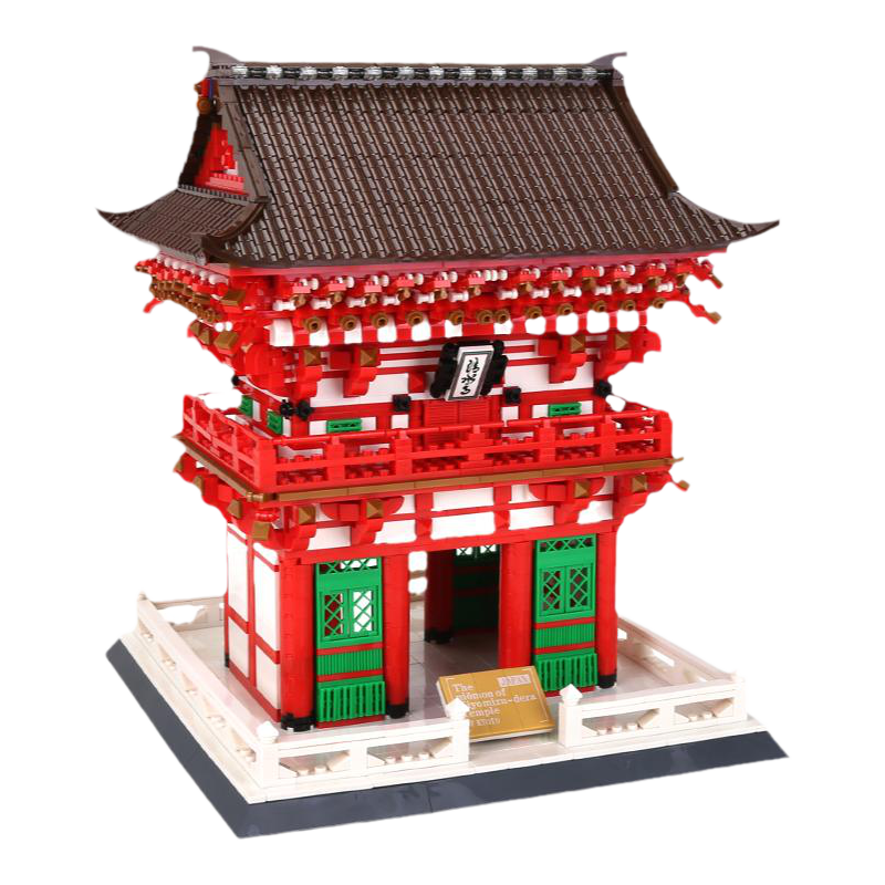 万格京都清水寺仁王门小颗粒积木