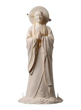 戴玉堂林弋新陶瓷摆件《明月弘一法师像》佛像雕塑工艺品家居饰品