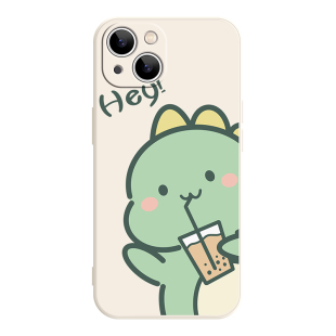 奶茶恐龙iPhone17promax苹果16小米15华为mate70女生新款pura70适用nova14荣耀500vivos20软opporeno13手机壳
