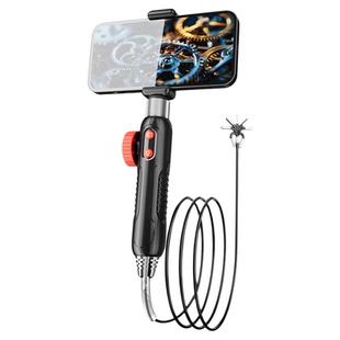 360度可旋转转向手机高清内窥镜汽车管道检测积碳污渍3.9mm摄像头