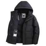 恒源祥彩羊鹅绒羽绒服男士2025冬季新款加厚保暖短款极寒男装外套