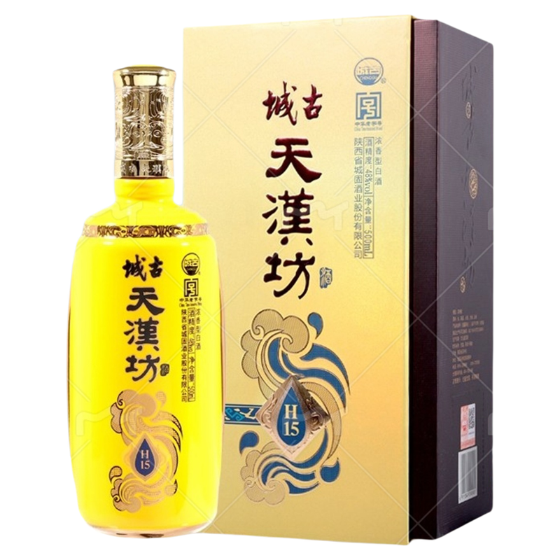 城古天汉坊H15浓香型48°白酒