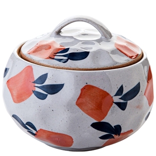 居家家陶瓷盅炖锅隔水蒸蛋盅汤锅带盖高颜值汤炖罐汤煲燕窝小炖盅