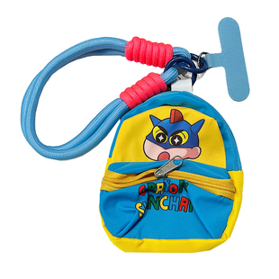 手机挂绳夹片手腕绳短款手提双扣小书包零钱包小新爆款装口红耳机小物件手机挂件背包防丢出门挂绳蓝牙收纳袋