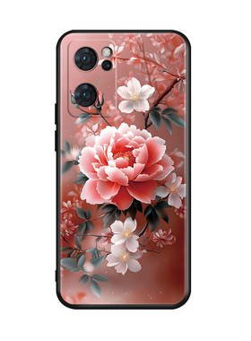 luckrider适用于opporeno7手机壳remo7保护套0PP0Ren07春色reon7软胶Reno7外壳oopr7花海PFJM10防摔pfjm10情