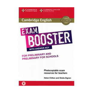 现货 剑桥 PET 模拟题 Exam Booster 教师用书 带答案带download音频