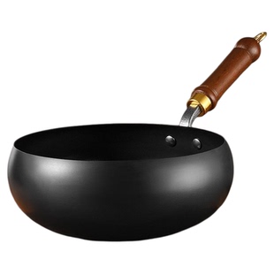 正宗章丘大肚锅铁锅官方旗舰店正品家用炒菜锅无涂层炒锅电磁炉