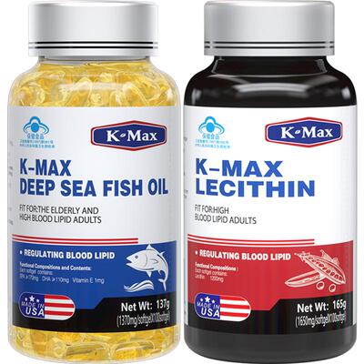 美国进口调节血脂深海鱼油卵磷脂