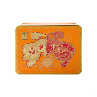 锦华糕点礼盒装瑞狮纳吉糕点春节年货点心送亲戚长辈朋友伴手礼