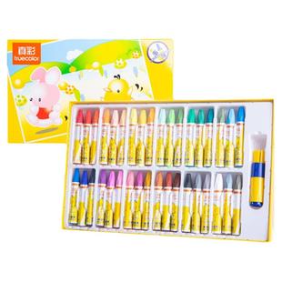 【老师开学推荐】真彩油画棒儿童美术专用画笔工具套装幼儿园画画笔安全无毒不脏手彩笔DIY涂鸦蜡笔24色36色