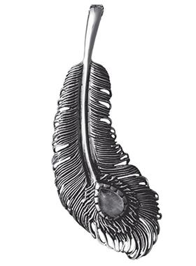 ZOCALO凤凰羽毛系列羽毛吊坠