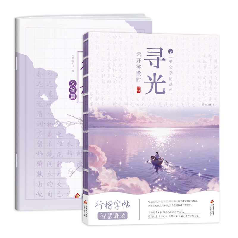 行楷字帖智慧语录美文字帖行楷硬笔书法练字帖练字板新手书法入门