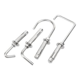 304不锈钢膨胀挂钩加长瓦钩膨胀螺丝钉螺栓大全内爆钩子M6-M12