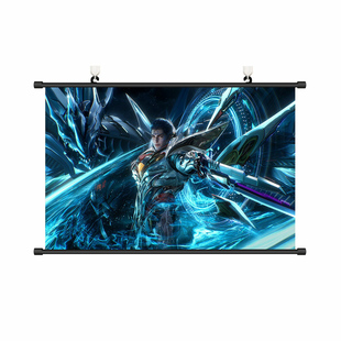 吞噬星空挂画罗峰海报刀河王科幻机甲动漫周边装饰画壁画背景贴纸