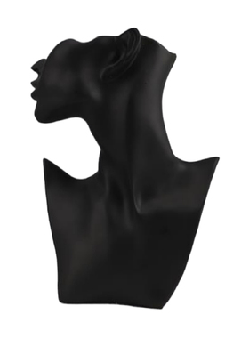 树脂侧身人像模特项链首饰架柜台