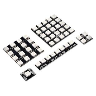 WS2812 5050 RGB LED内置全彩驱动幻彩灯开发板模块 方形LED灯