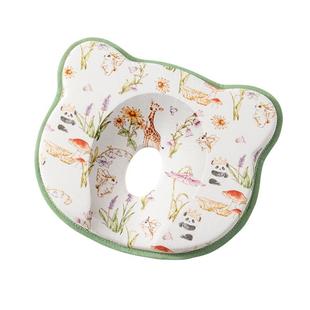 新生婴儿定型枕0到6个月以上防偏头纠正头型矫正硅胶初生宝宝枕头