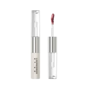 深唇改浅邪修！荔萌双头唇釉透明水光唇部打底口红女哑光裸色唇泥