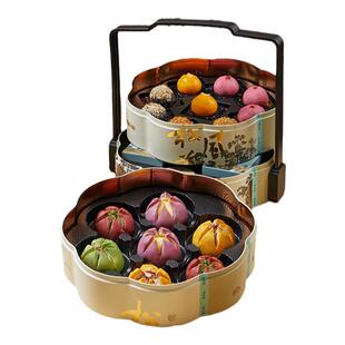 南宋胡记中式糕点礼盒装小零食食品点心礼盒送长辈伴手礼龙井茶酥