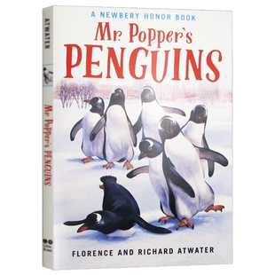 波普先生的企鹅 英文原版 Mr Popper's Penguins 纽伯瑞儿童文学奖银奖 国际大奖小说 理查德阿特沃特 Richard Atwater 英文版书籍
