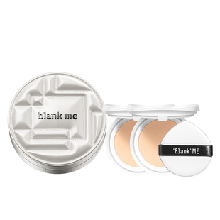 【官方正品】blankme半分一小银盒气垫油皮粉霜控油遮瑕防晒SPF50