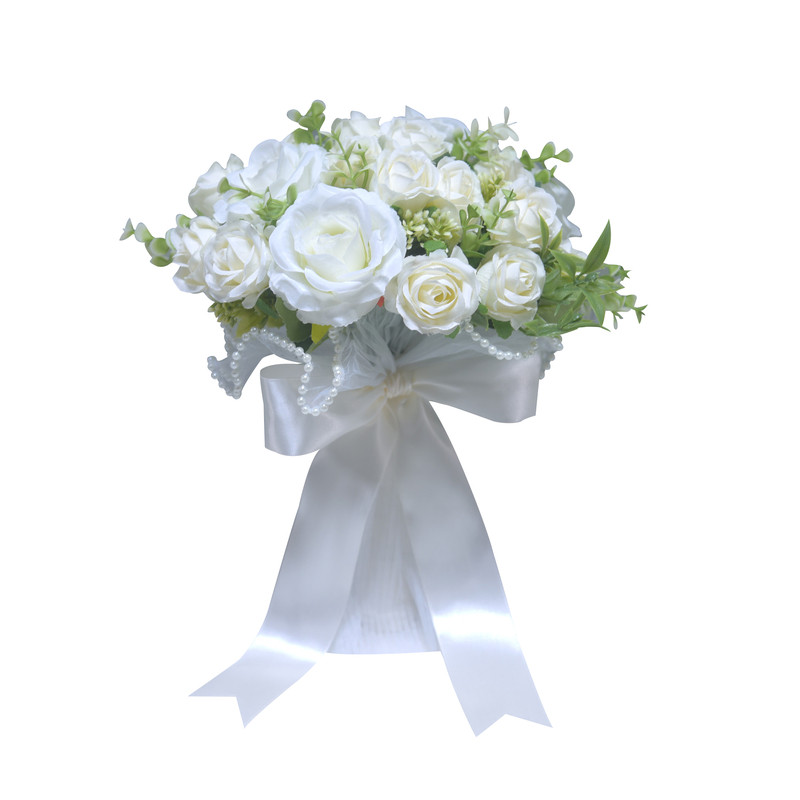 森系新娘手捧花仿真抛花球领证求婚假花清新结婚礼婚纱照道具旅拍