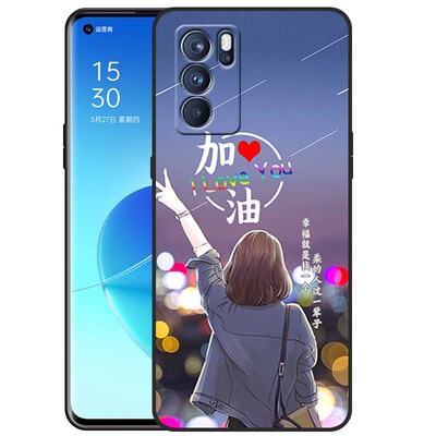 opporeno6手机壳reno6男女新款opporeno65g全包防摔硅胶软壳peqm0