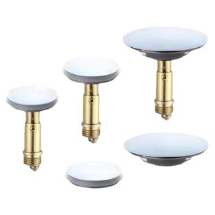 铜台盆洗手盆洗脸盆面盆木桶浴缸下水器配件弹跳盖子封水塞头