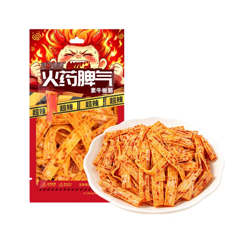 辣可曦曦火药脾气爆辣素牛板筋