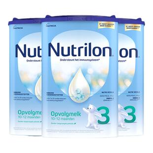 【3罐装】荷兰牛栏3段奶粉原装进口诺优能三段婴幼儿奶粉有2段4段